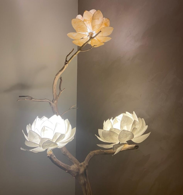 Décoration lotus du salon
